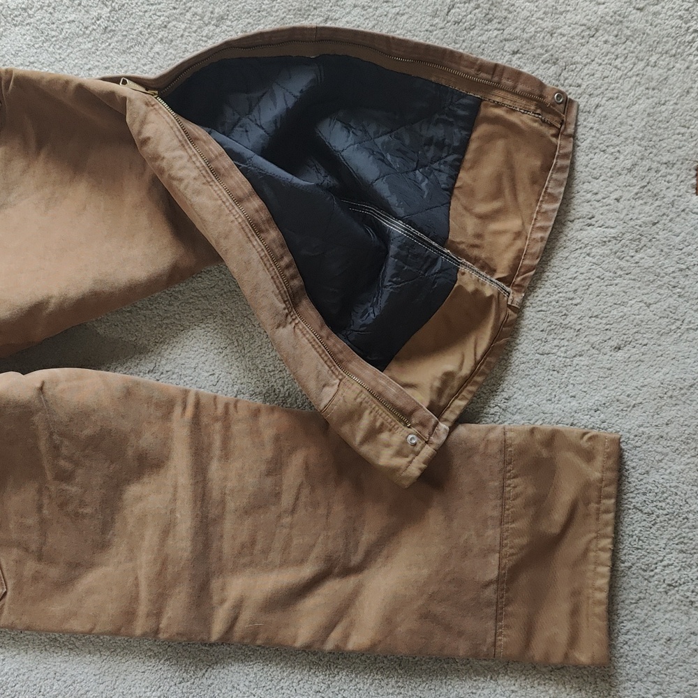 Carhartt | 36" Insulated Carpenter Khakis - Picture 4 of 6
